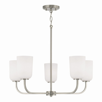 Mid. Chandeliers Glass Up by Capital Lighting ( 65 | 448851BN-542 Lawson ) 