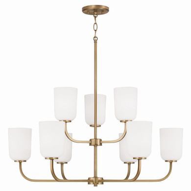 Mid. Chandeliers Glass Up by Capital Lighting ( 65 | 448891AD-542 Lawson ) 