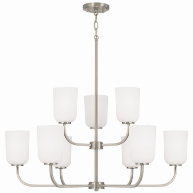 Mid. Chandeliers Glass Up by Capital Lighting ( 65 | 448891BN-542 Lawson ) 