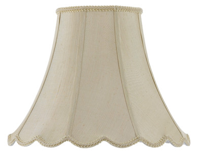 Shades Bell by Cal Lighting ( 225 | SH-8105/16-CM PIPED SCALLOP BELL ) 
