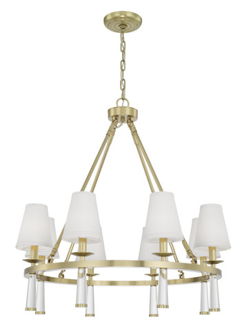 Mid. Chandeliers Candle by Crystorama ( 60 | 8867-AG Baxter ) 
