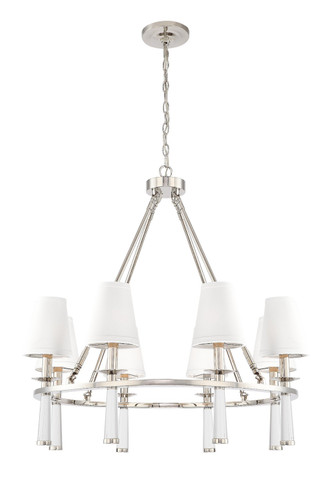 Mid. Chandeliers Candle by Crystorama ( 60 | 8867-PN Baxter ) 