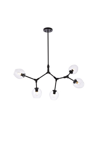 Large Chandeliers Glass Shade by Elegant Lighting ( 173 | 1712D42BK Cavoli ) 