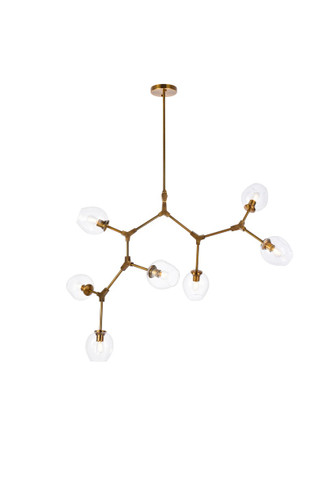 Large Chandeliers Glass Shade by Elegant Lighting ( 173 | 1712G57BR Cavoli ) 