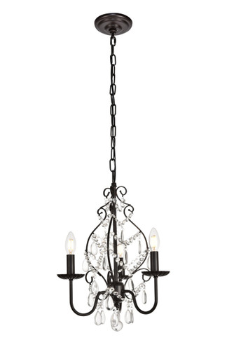 Mini Chandeliers Candle by Elegant Lighting ( 173 | LD5003D15ORB BLAISE ) 