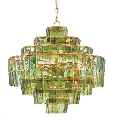 Mid. Chandeliers Glass Up by Currey and Company ( 142 | 9000-0148 Sommelier Collection ) 