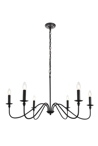 Large Chandeliers Candle by Elegant Lighting ( 173 | LD5006D36MB Rohan ) 