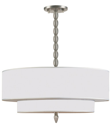 Pendants Drum Shade by Crystorama ( 60 | 9507-SN Luxo ) 