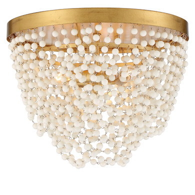 Flush Mounts Bowl Style by Crystorama ( 60 | FIO-A9103-GA-WH Fiona ) 