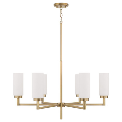 Mid. Chandeliers Glass Up by Capital Lighting ( 65 | 451761AD Alyssa ) 