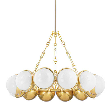 Large Chandeliers Glass Shade by Corbett Lighting ( 68 | 340-43-VPB Althea ) 