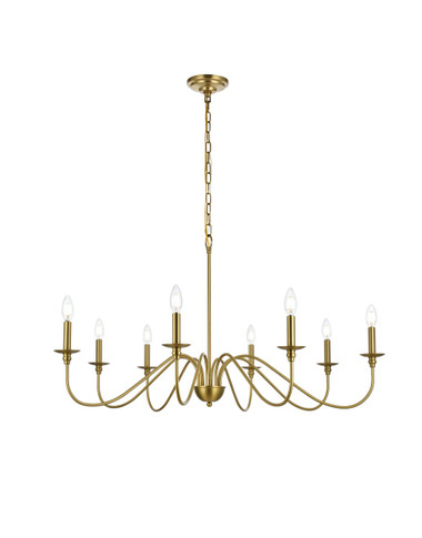 Large Chandeliers Candle by Elegant Lighting ( 173 | LD5006D42SG Rohan ) 
