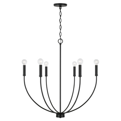 Mid. Chandeliers Candle by Capital Lighting ( 65 | 452161MB Ansley ) 