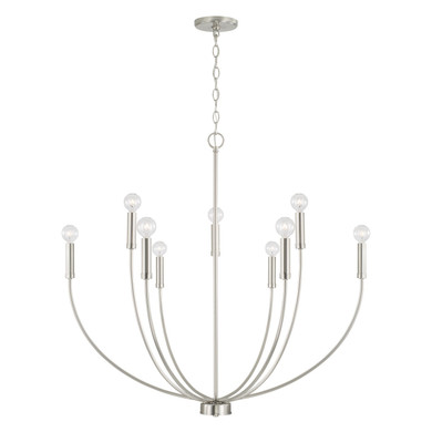 Mid. Chandeliers Candle by Capital Lighting ( 65 | 452191BN Ansley ) 
