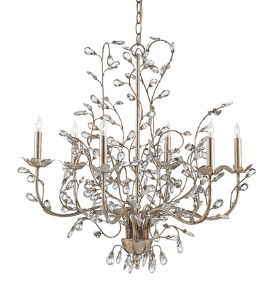 Mid. Chandeliers Candle by Currey and Company ( 142 | 9973 Crystal Bud Collection ) 