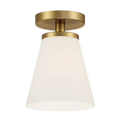Semi-Flush Mts. Glass Down by Designers Fountain ( 43 | D255M-SF-BG Palmyra ) 