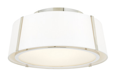 Semi-Flush Mts. Bowl Style by Crystorama ( 60 | FUL-905-PN Fulton ) 