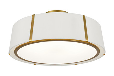 Semi-Flush Mts. Bowl Style by Crystorama ( 60 | FUL-907-GA_CEILING Fulton ) 