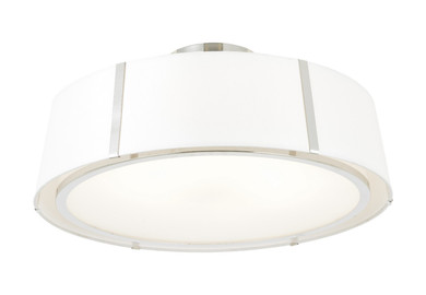 Semi-Flush Mts. Bowl Style by Crystorama ( 60 | FUL-907-PN_CEILING Fulton ) 