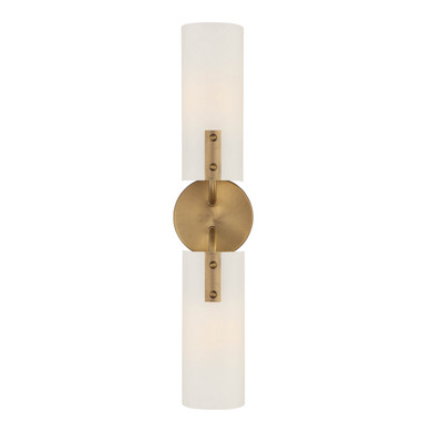 Sconces Double Glass by Designers Fountain ( 43 | D259M-2WS-OSB Manhasset ) 