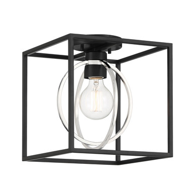 Semi-Flush Mts. Cage by Designers Fountain ( 43 | D260M-SF-MB Kew Gardens ) 