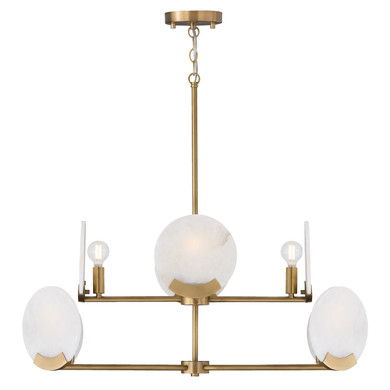Mid. Chandeliers Glass Up by Capital Lighting ( 65 | 454681AD Oriya ) 