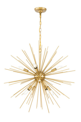 Pendants Starburst by Elegant Lighting ( 173 | LD5039D30BR Timber ) 