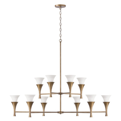 Large Chandeliers Glass Shade by Capital Lighting ( 65 | 455701ML Nola ) 