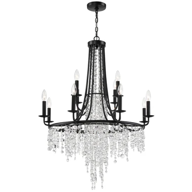 Large Chandeliers Candle by Crystorama ( 60 | GAB-B7312-MK Gabrielle ) 