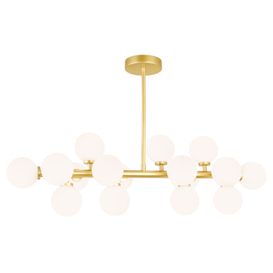 Linear/Island 4 Light + by CWI Lighting ( 401 | 1020P36-16-602 Arya ) 