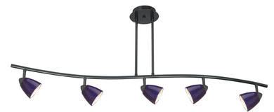 Semi-Flush Mts. Rail Kits by Cal Lighting ( 225 | SL-954-5-DB/BLS Serpentine ) 