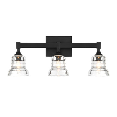 Bathroom Fixtures Three Lights by Crystorama ( 60 | GRG-1043-MK Gregory ) 