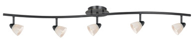 Semi-Flush Mts. Rail Kits by Cal Lighting ( 225 | SL-954-5-DB/WH Serpentine ) 