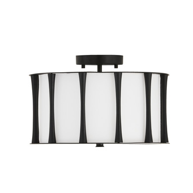 Semi-Flush Mts. Drum Shade by Capital Lighting ( 65 | 244631MB Bodie ) 