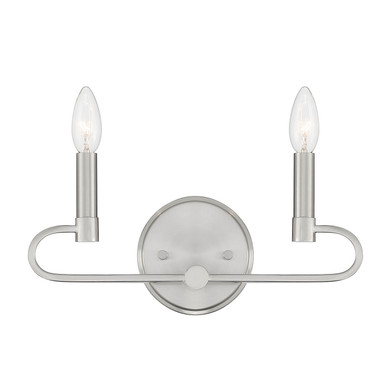 Bathroom Fixtures Two Lights by Designers Fountain ( 43 | D269C-2B-BN Summit ) 