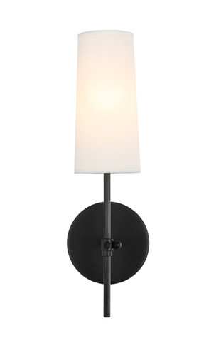 Sconces Single Candle by Elegant Lighting ( 173 | LD6004W5BK Mel ) 