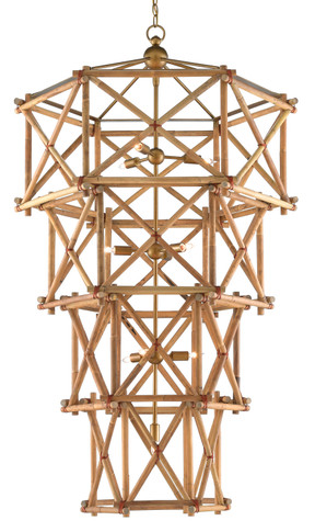 Large Chandeliers Empire/Basket by Currey and Company ( 142 | 9000-0554 Kingali Collection ) 