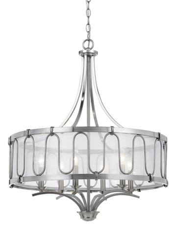 Mid. Chandeliers Drum Shade by Cal Lighting ( 225 | FX-3646-6 ) 