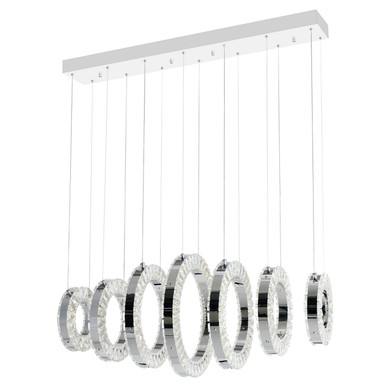 Linear/Island 4 Light + by CWI Lighting ( 401 | 1046P37-7-601-RC Celina ) 