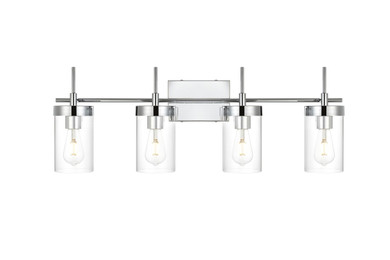 Bathroom Fixtures Four Lights by Elegant Lighting ( 173 | LD7319W32CH Benny ) 