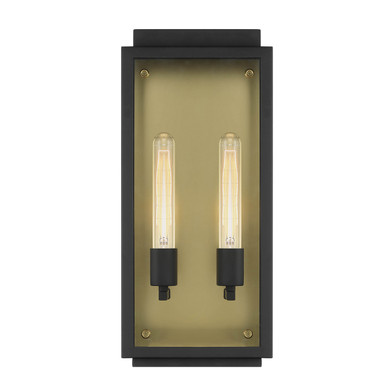 Exterior Wall Mt./Flush by Designers Fountain ( 43 | D275M-8EW-BK Twilight ) 