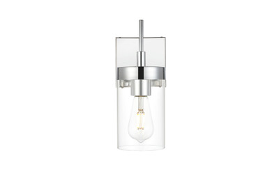 Sconces Single Glass by Elegant Lighting ( 173 | LD7319W5CH Benny ) 