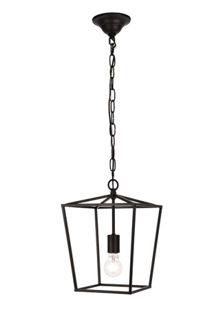 Mini Pendants Open Frame by Elegant Lighting ( 173 | LD6008D9BK Maddox ) 