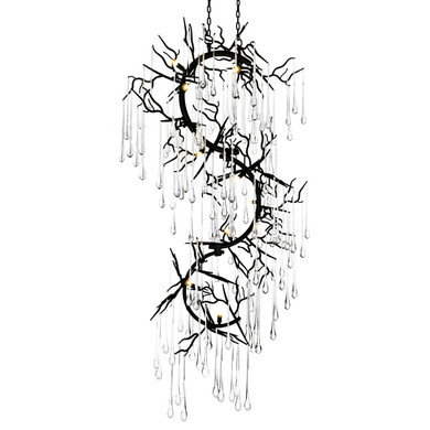 Large Chandeliers Glass Shade by CWI Lighting ( 401 | 1094P26-12-101 Anita ) 