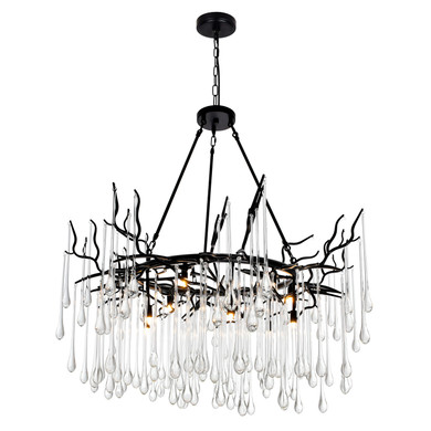 Large Chandeliers Glass Shade by CWI Lighting ( 401 | 1094P43-12-101 Anita ) 