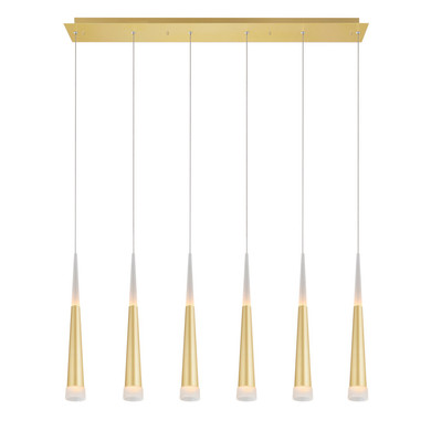 Linear/Island 4 Light + by CWI Lighting ( 401 | 1103P40-6-602 Andes ) 