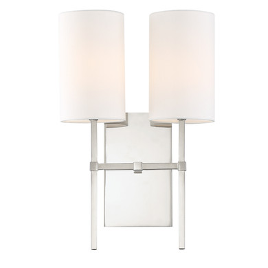 Sconces Double Candle by Crystorama ( 60 | VER-242-PN Veronica ) 