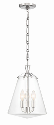 Foyer/Hall Lanterns Glass w/Frame by Crystorama ( 60 | VSS-7004-PN Voss ) 