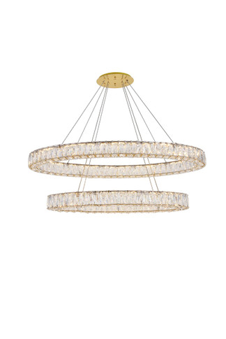 Mid. Chandeliers Ring/Halo by Elegant Lighting ( 173 | 3503D40G Monroe ) 