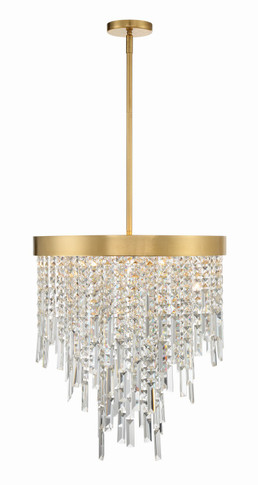 Mid. Chandeliers Glass Down by Crystorama ( 60 | WIN-215-GA-CL-MWP Winfield ) 